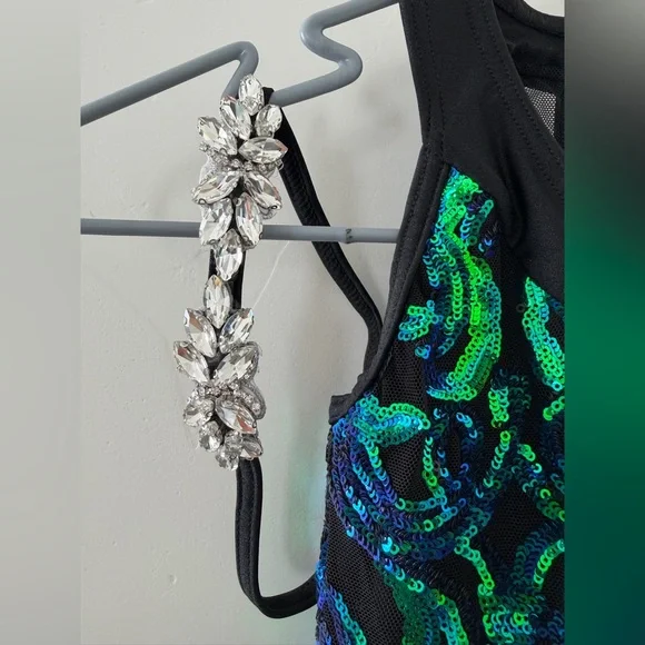 Revolution Dancewear HOW THE OTHER HALF LIVES Sequin Fringe Dress - Picture 3 of 6